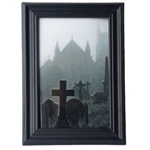 Gothic Church cemetery goth emo metal paranormal frame photo print art punk rock